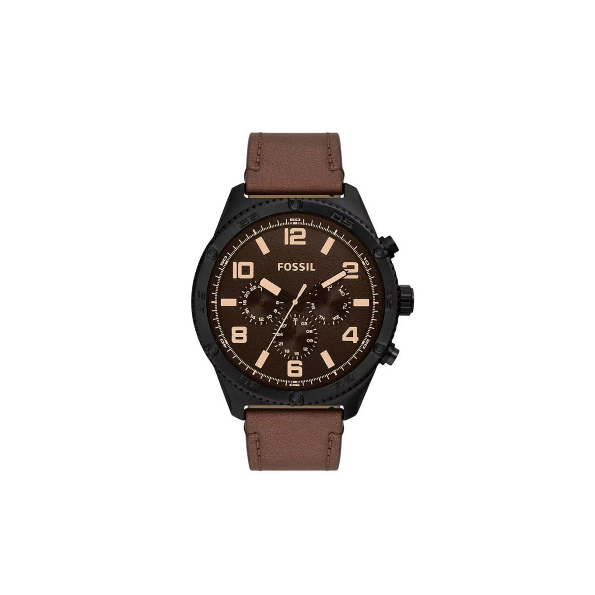 Fossil FBQ2802 Men’s Watch 50 Mm Brown